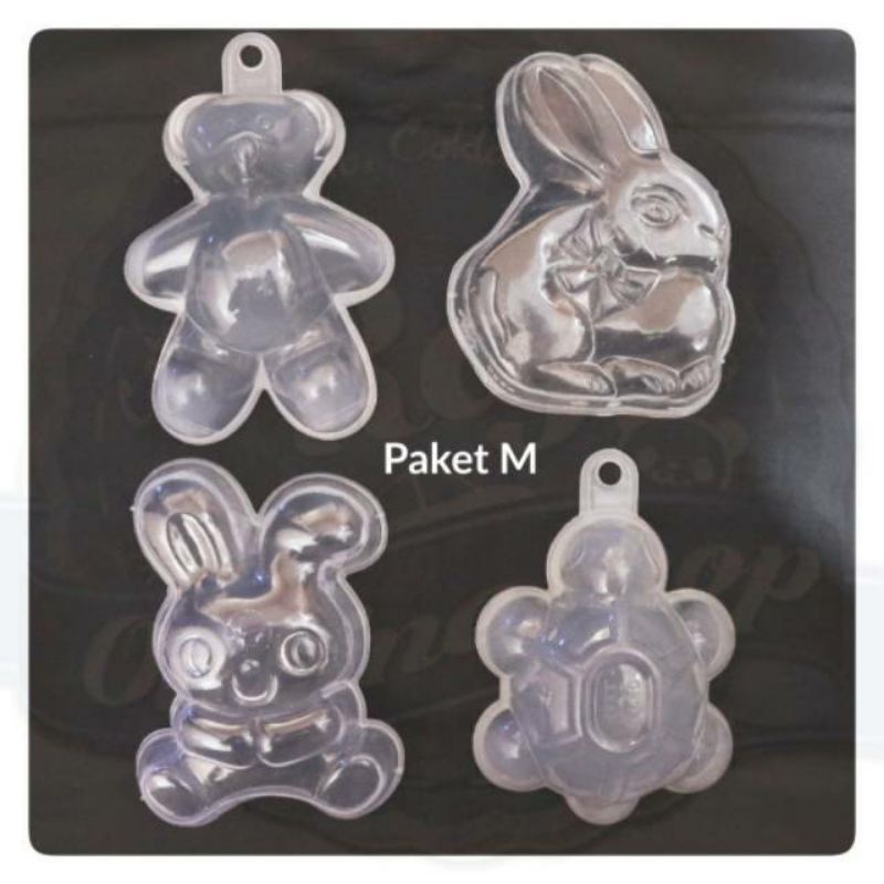 

cetakan tanah liat / kue / gips/ agar agar/ nasi bentuk marmut kelinci bear kura kura