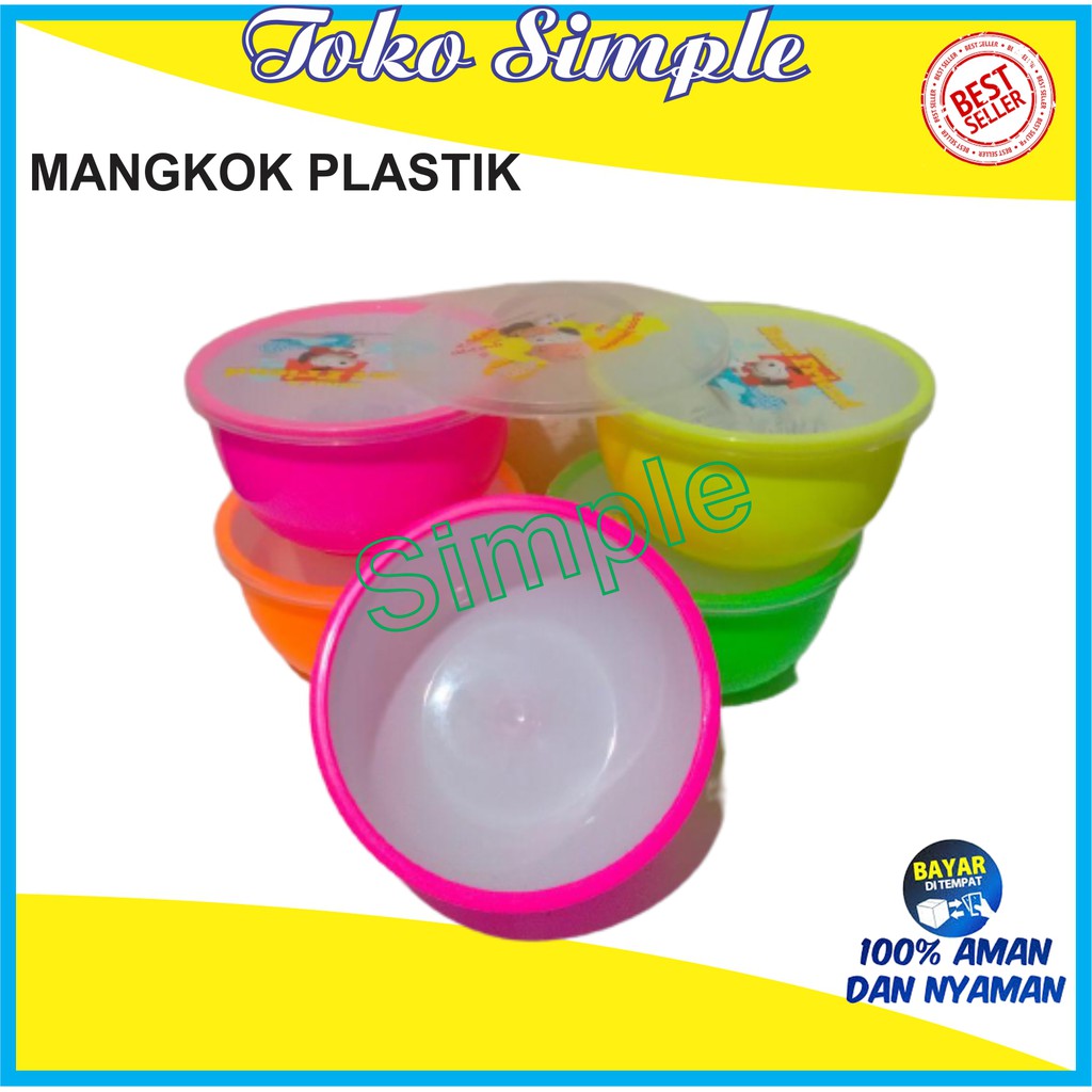 MANGKOK PLASTIK PRAKTIS CALISTA PREMIUM LENGKAP