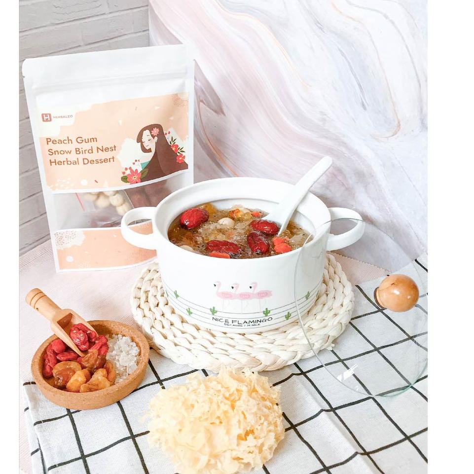 

J8R0 Peach Gum Snow Bird Nest Dessert W7Q