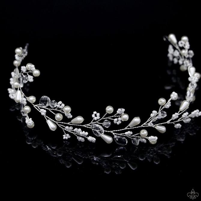 Mahkota Tiara Untuk Aksesoris Rambut Pengantin Wanita