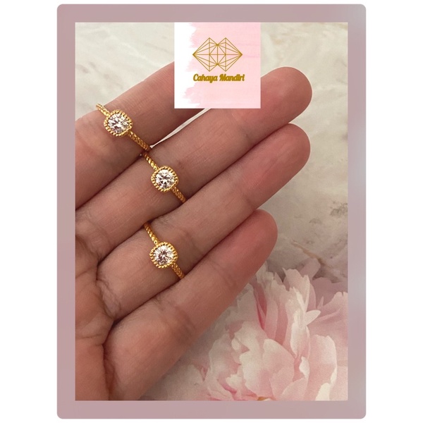 Cincin emas kadar 700 berat +/- 1,80 gram