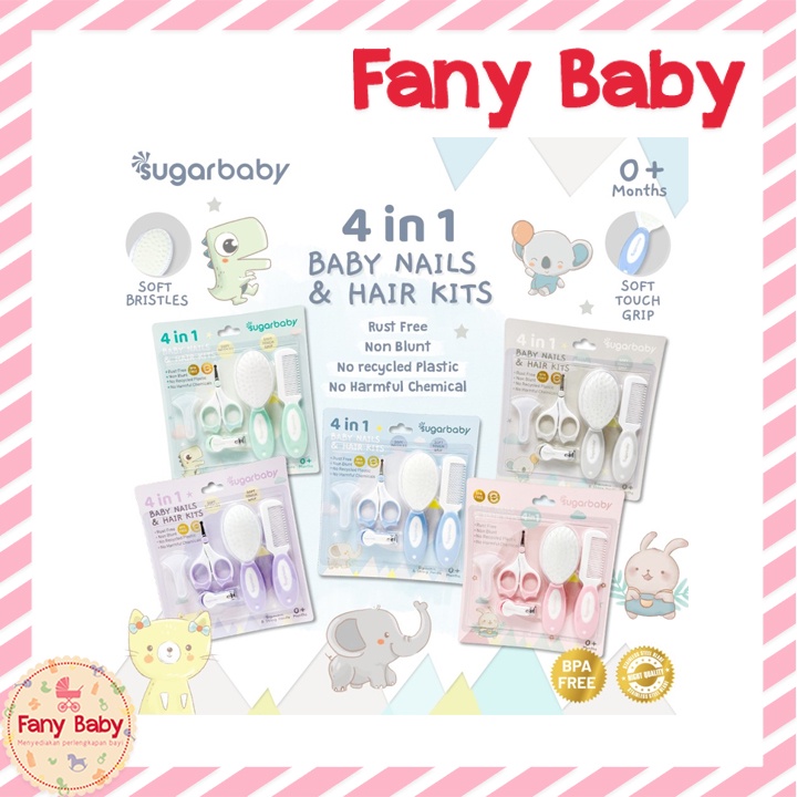 SUGAR BABY 4 IN 1 BABY NAIL &amp; HAIR KITS