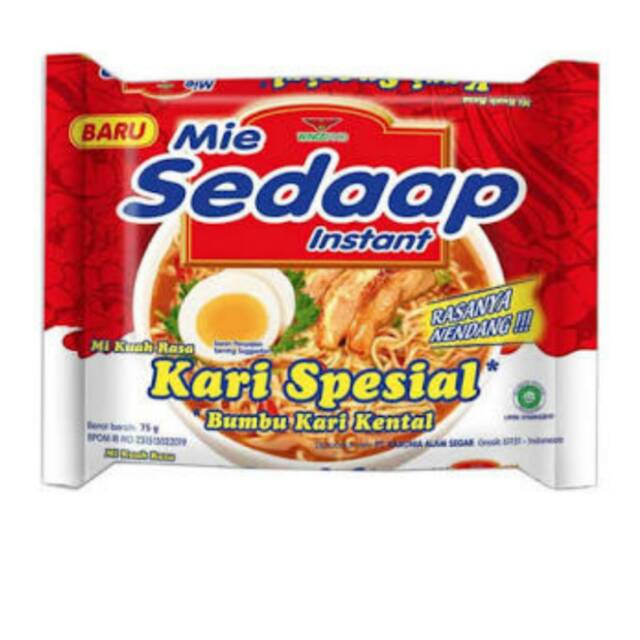 

Mie sedap kari spesial (khusus Ekspedisi)