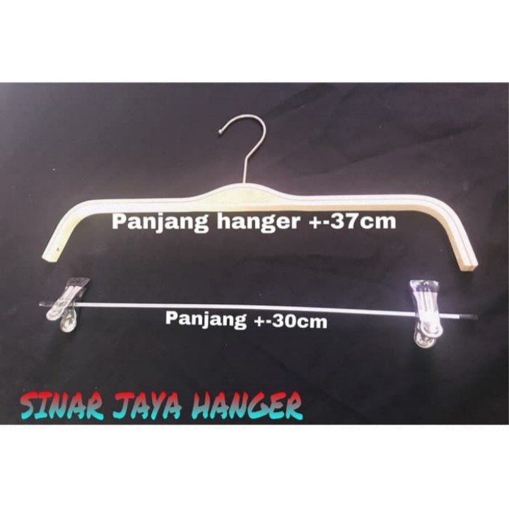 Hanger /gantungan baju zara Kayu Jepit