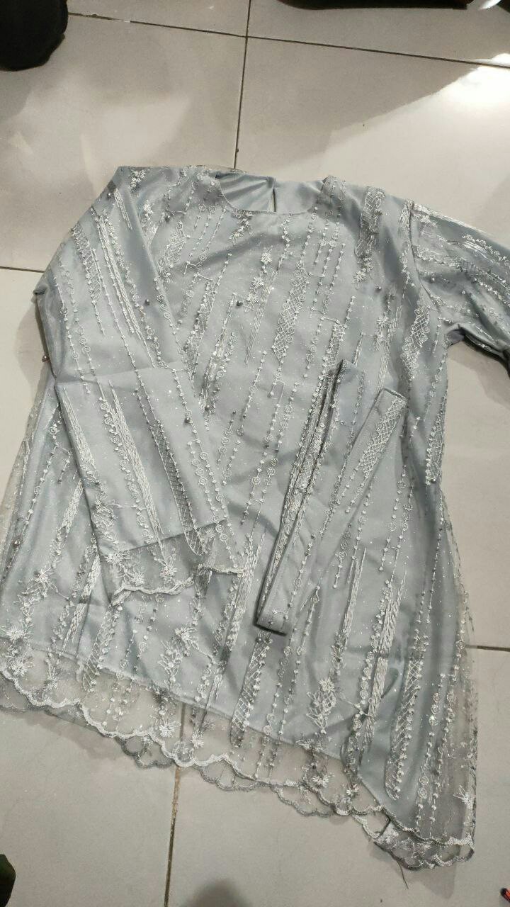 New Arrival Batik Couple Kebaya Set Monica Series Tunangan Lamaran Wisuda Kondangan Kekinian 2021