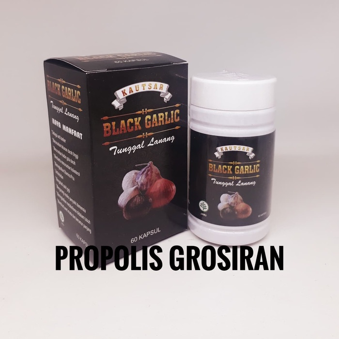 BLACK GARLIC Kapsul Ekstrak Bawang Tunggal Lanang