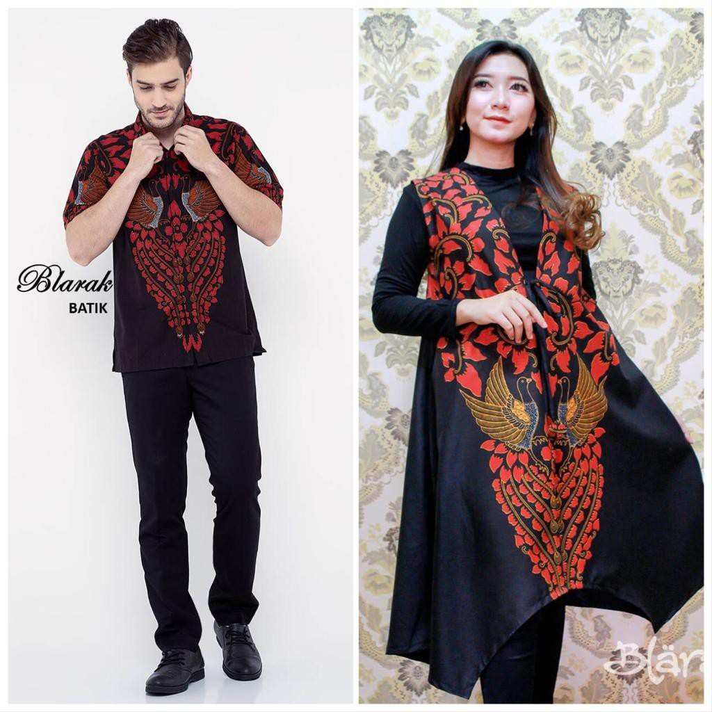 batik couple longcardi blarak