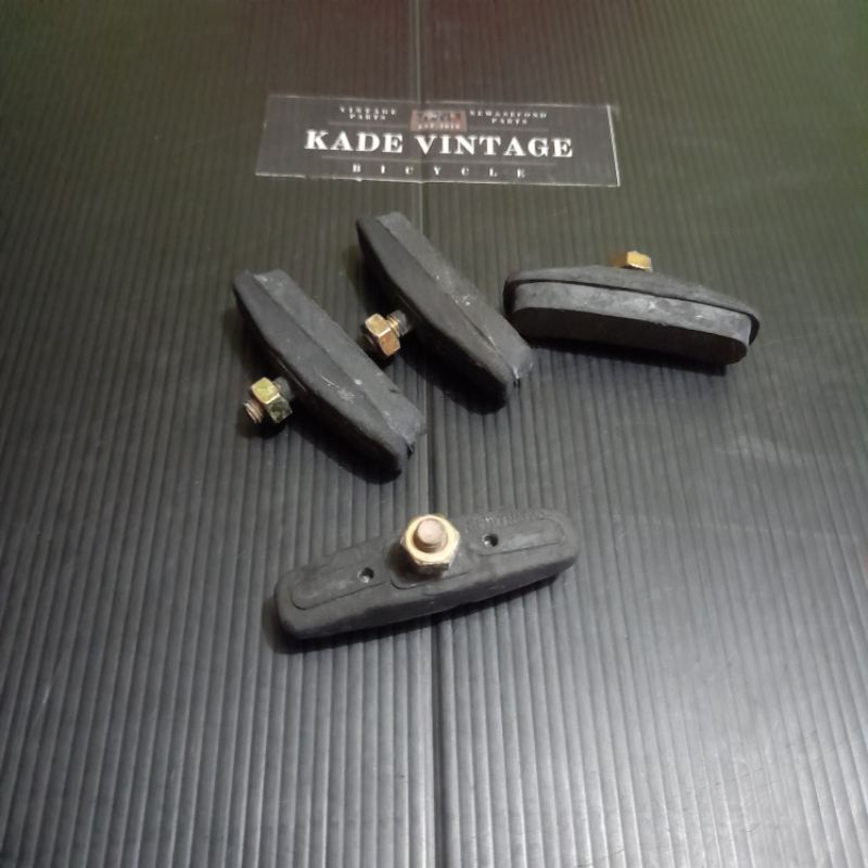 Ampas rem Shimano jadul harga 4 pcs brake shoe brake pad balap jadul OSBMX old school BMX vintage pa