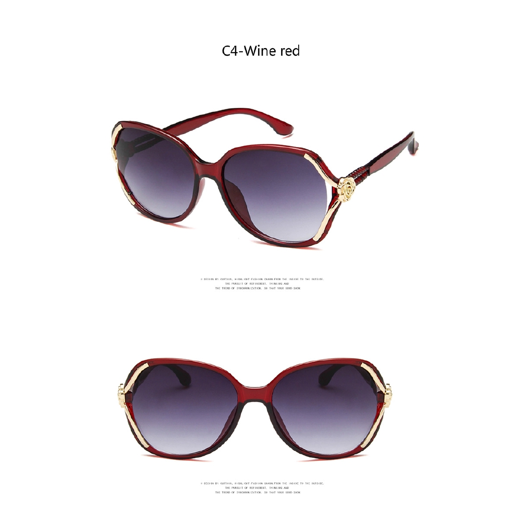 New European and American fashion personality versatile big frame sunglasses