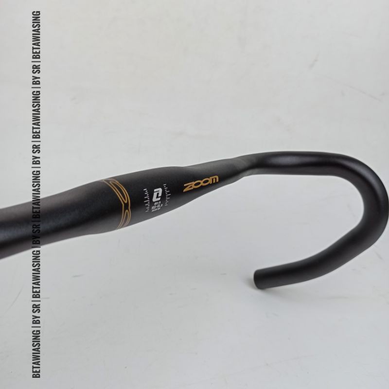 Handlebar Stang Sepeda Balap Fixie Dropbar Pipih Alloy Zoom Oversize ORIGINAL