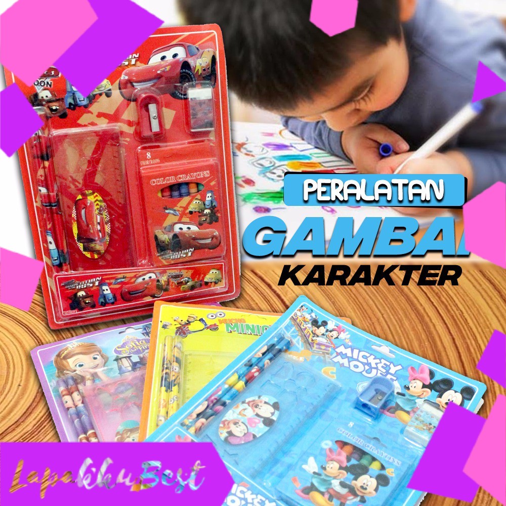 

PERALATAN SET MENGGAMBAR KARAKTER