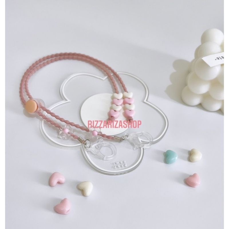 Strap Masker 2in1 - Bunga Bening Love