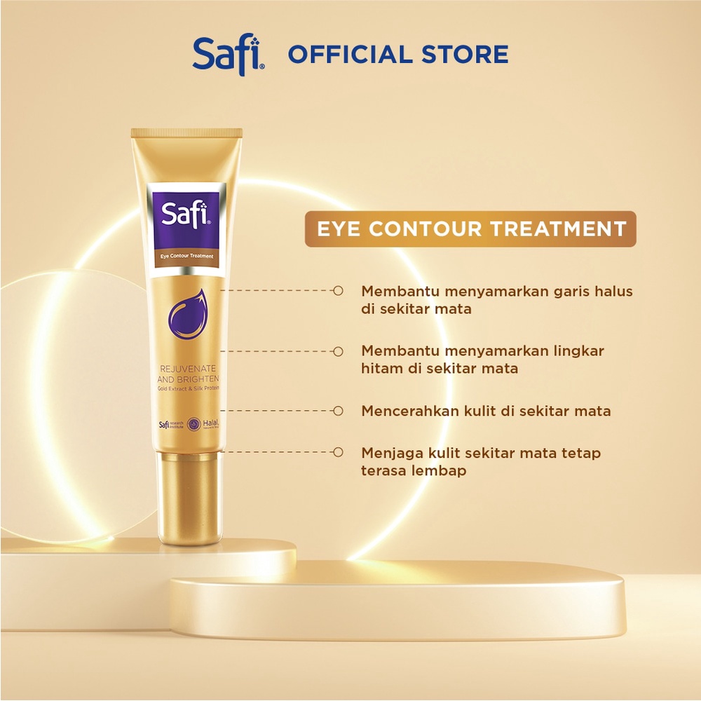Image of SAFI Age Defy  Golden Extrac Radiant Day, Renewal Night Cream,Gold Water Essence, Skin Refiner, Eye Contour Treatment,Cream Cleanser, Concentrated Serum #4