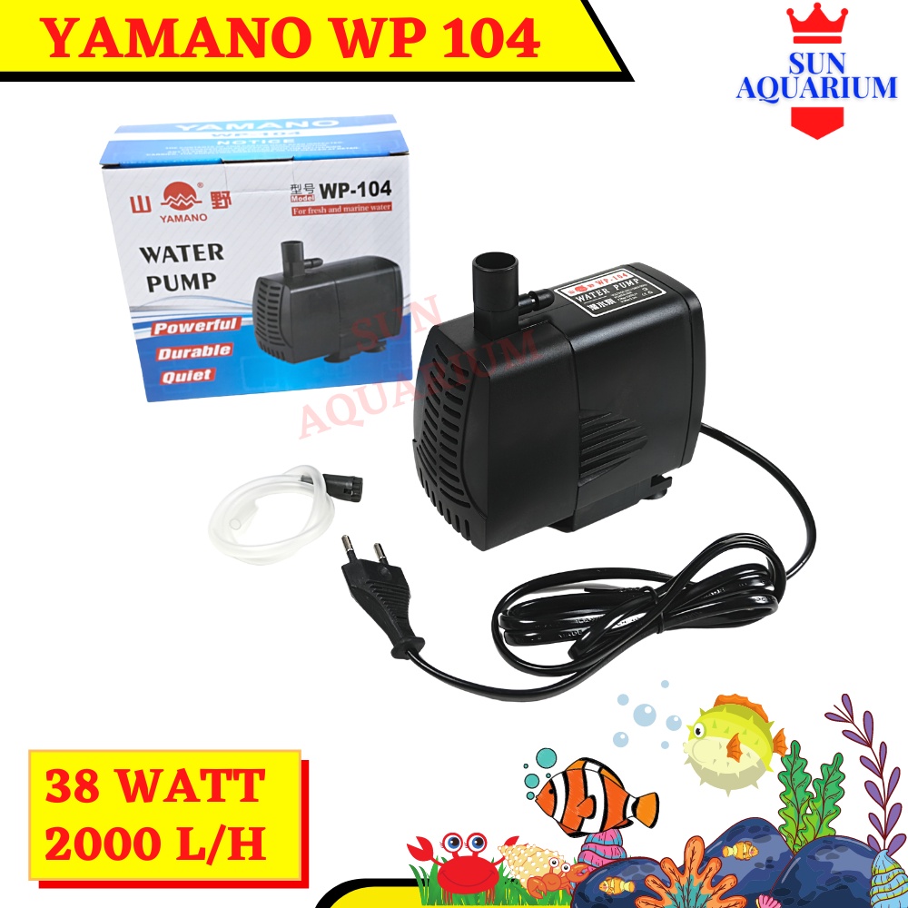 Water Pump Kolam Aquarium Yamano WP 104 Pompa Kolam Air Mancur Yamano WP 104 Submersible Pump 2000 L