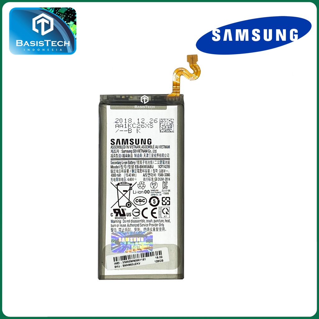 BATERAI SAMSUNG NOTE 9 - N960 - N960F - N965 - EB-BN965ABU - ORI