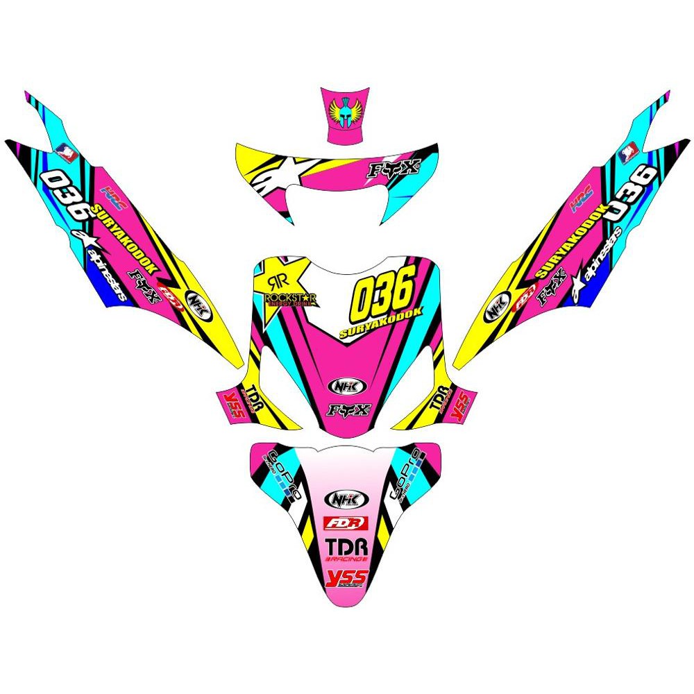 decal sticker mio sporty roadrace