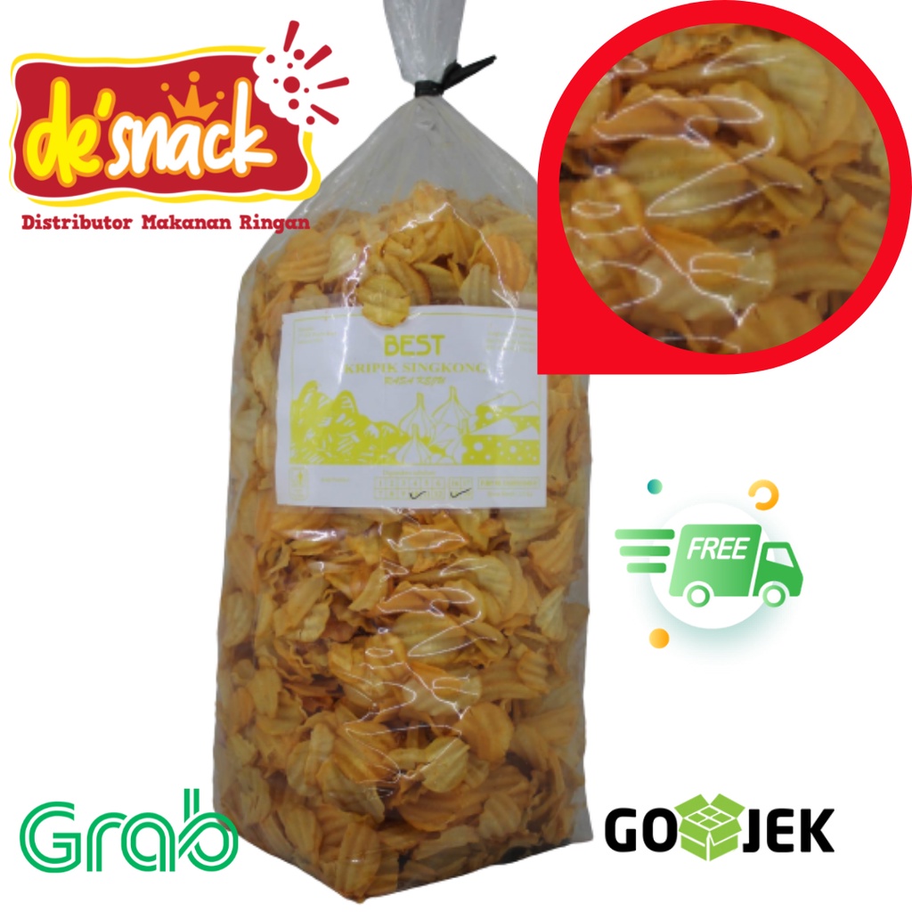 

Distributor/Snack/Cemilan Keripik Singkong Keju / Merk BEST