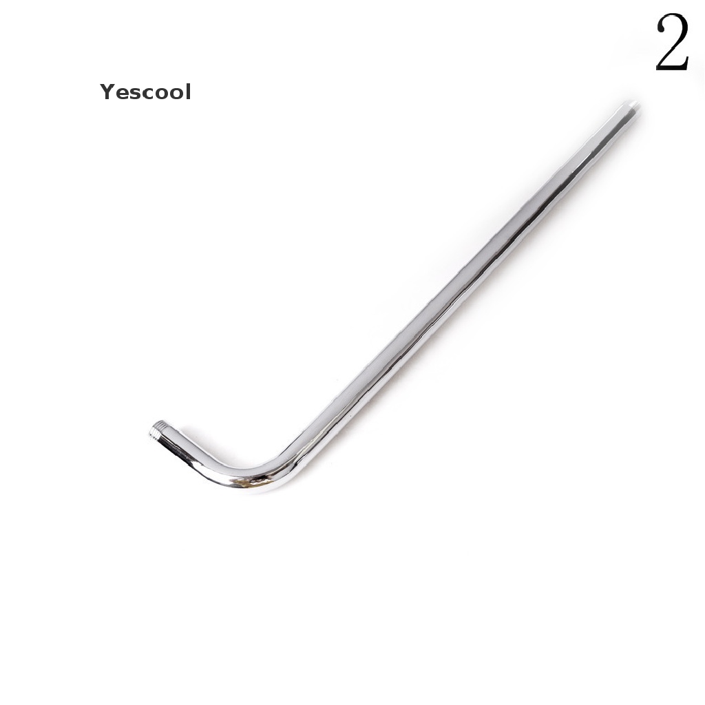 Yescool 30/40/60CM Bathroom Wall Shower Head Extension Pipe Stainless Steel Arm .