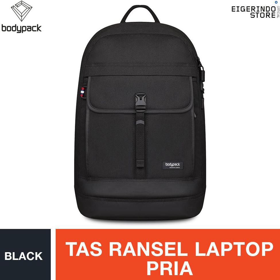 Paling Murah!! Bodypack Prodiger Kennington Laptop Backpack - Black