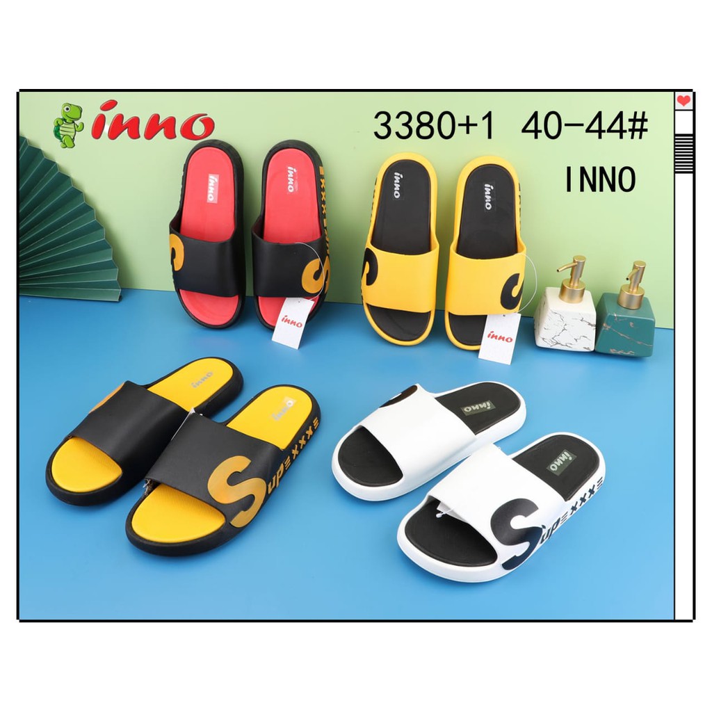 Slip On Pria Karet Super Model Kekinian Terbaru - Inno 3380 (40/44)