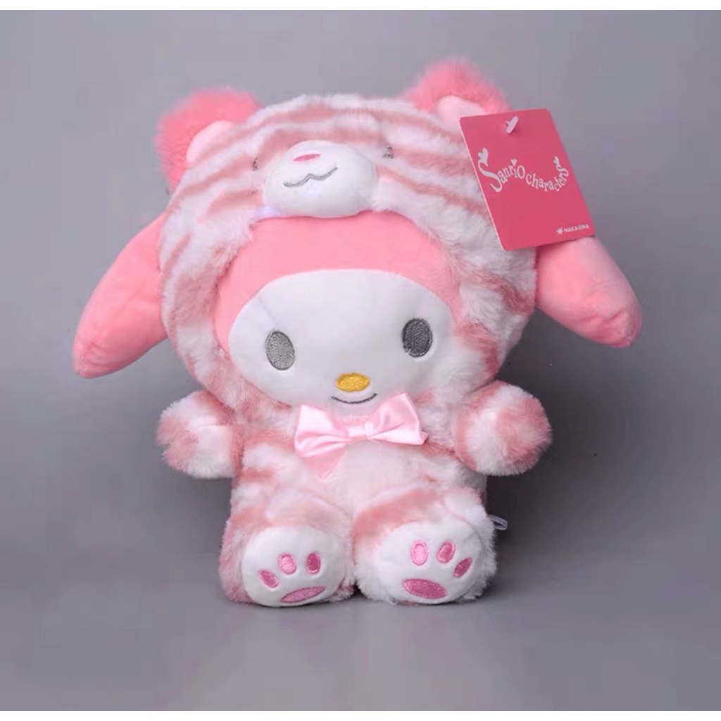 BONEKA KUROMI MELODY HELLO KITTY CINNAMOROLL POMPOMPURIN PURIN KOSTUM TIGER HARIMAU IMPOR