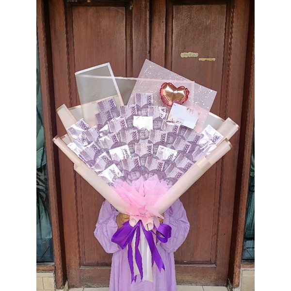 

money bouquet (isi uang dalam bouquetnya )