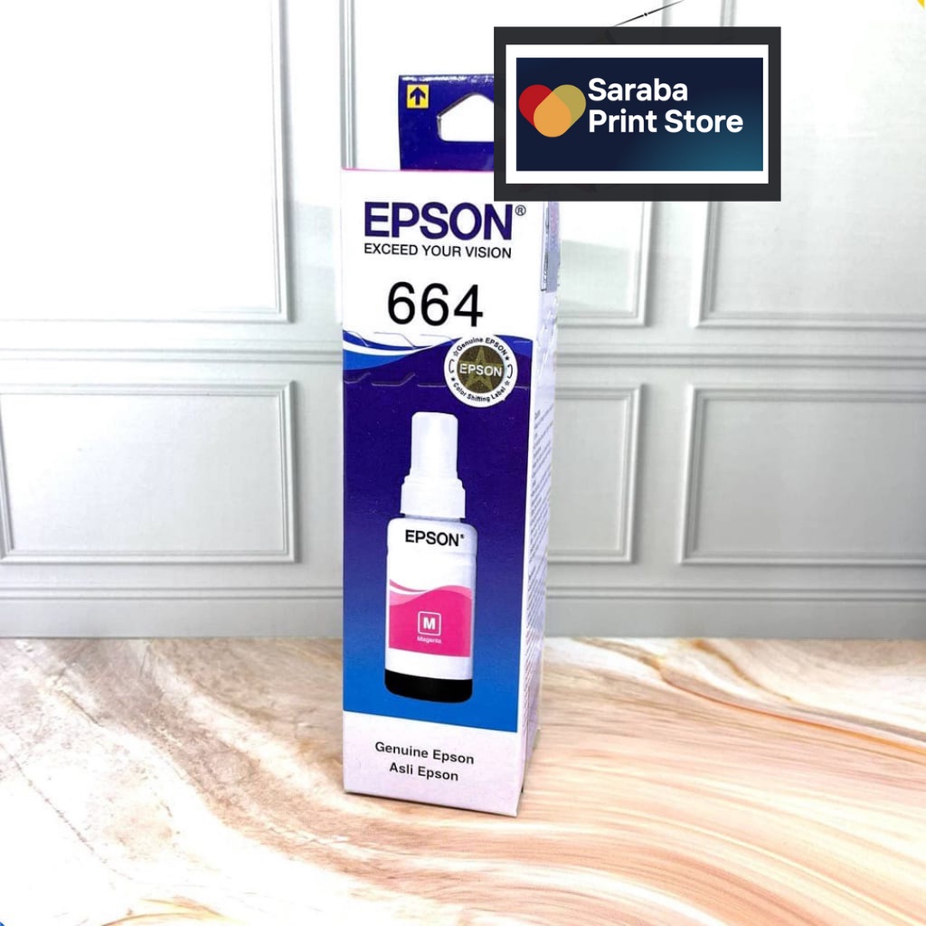 Tinta Printer Magenta/Merah 664 ORI