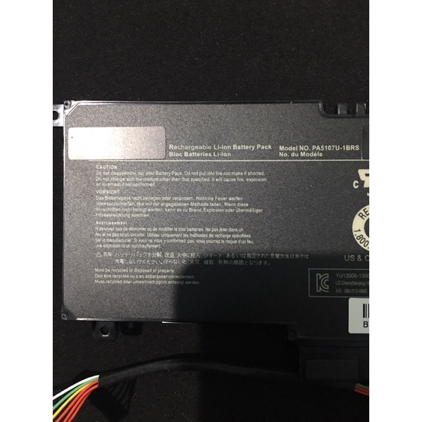 original Baterai Toshiba Satellite L40-A, L55 L55t Series/ PA 5107 PA5107U-1BRS