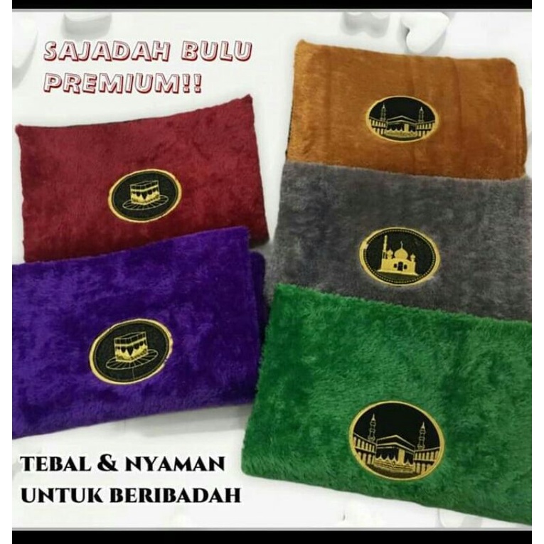 Sajadah Bulu tebal halus