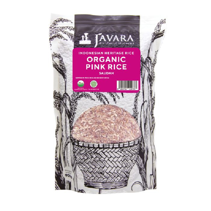 

Javara Organic Saudah Pink Rice Beras Pink Saudah Pouch - 900gr