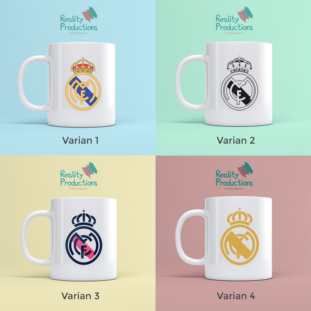 Merchandise Mug Gelas Cangkir Real Madrid FC