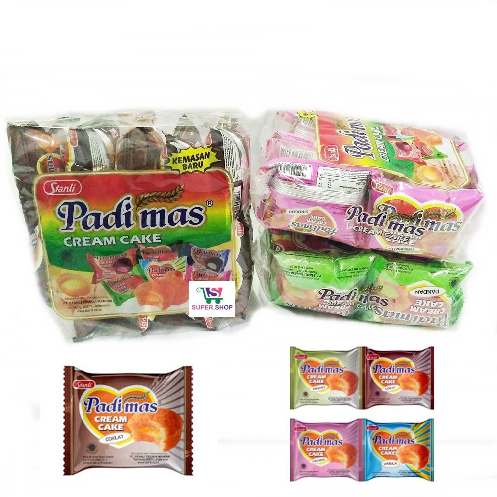 

Ready Stok Padimas Cream Cake isi 10 Pcs Padi Mas Kue Bolu Berkualitas