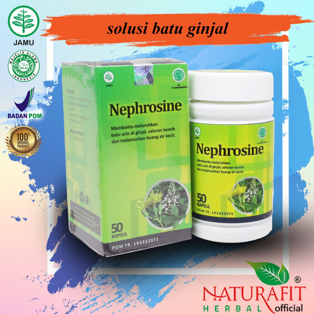 

Nephrosine obat jamu herbal batu ginjal nyeri buang air kecil kencing darah