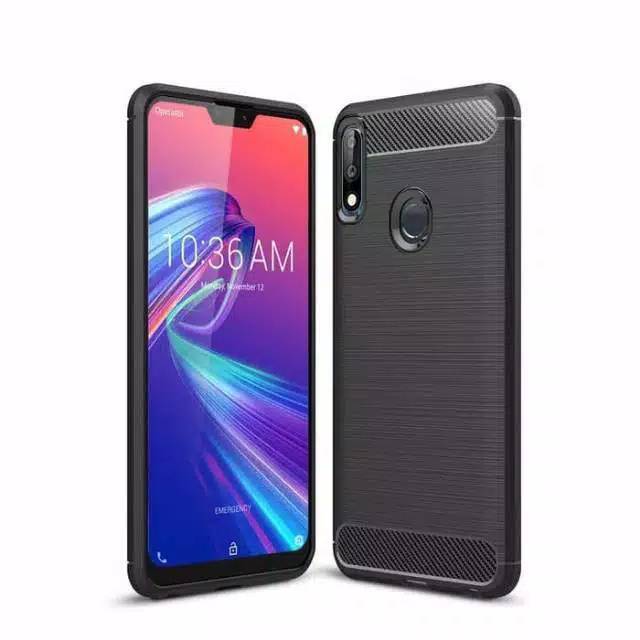 Softcase Zenfone Max Pro M2 - Case Ipaky Carbon Asus Zenfone Max Pro M2 ZB631KL - SC