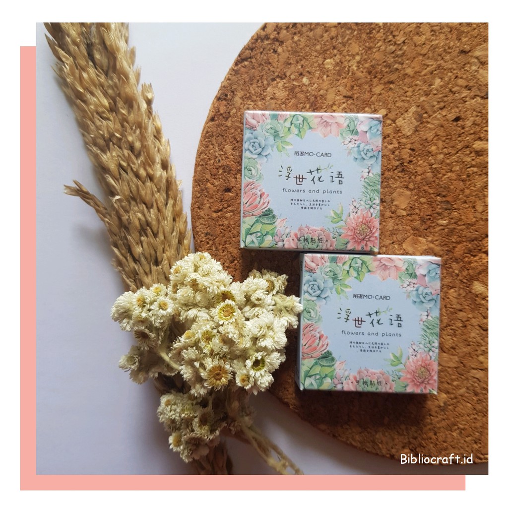 

Sticker Deco Aesthetic & Lucu Scrapbook DIY Bujo Planner Diary Flowers & Plant