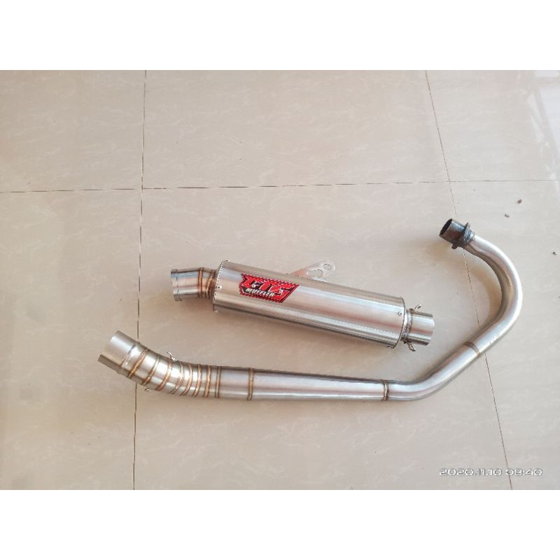Knalpot CTS Muffler Leher Paten Tiger Cb Gl Megapro