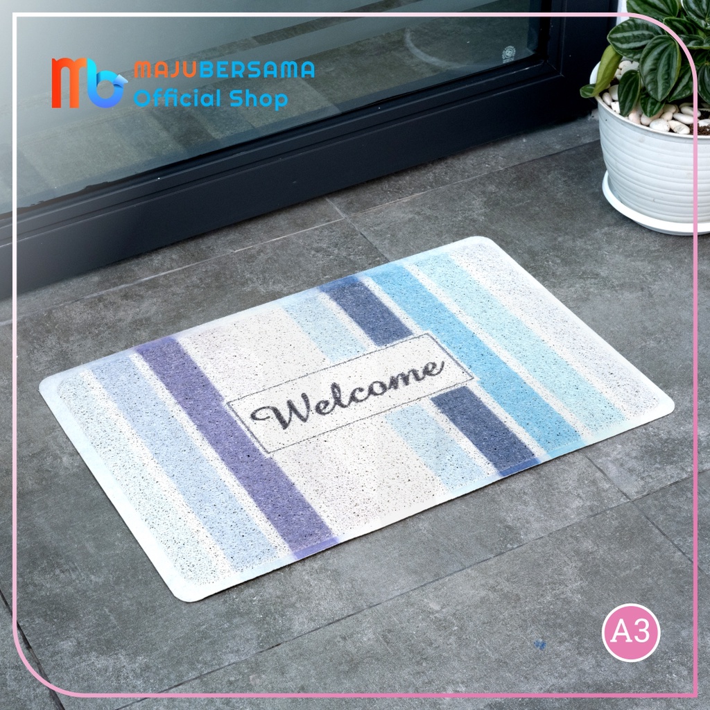 KESET MIE / KESET BIHUN/WELCOME BahanPVC PRINTING Anti Slip 40 x 60cm 6MOTIF