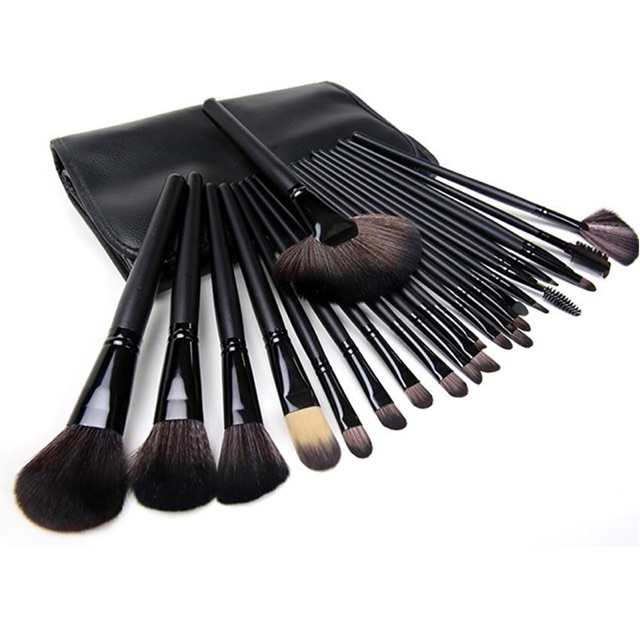 Kuas Make Up 24 Set - Black