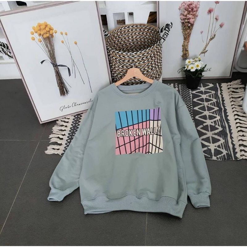 Broken wals sweater fashion remaja