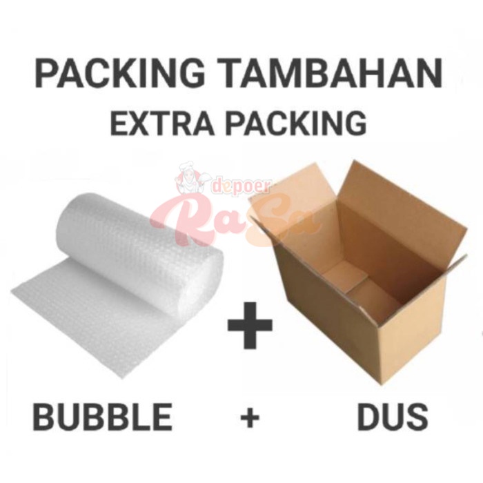 

Packing Tambahan Kardus + Bubble wrap