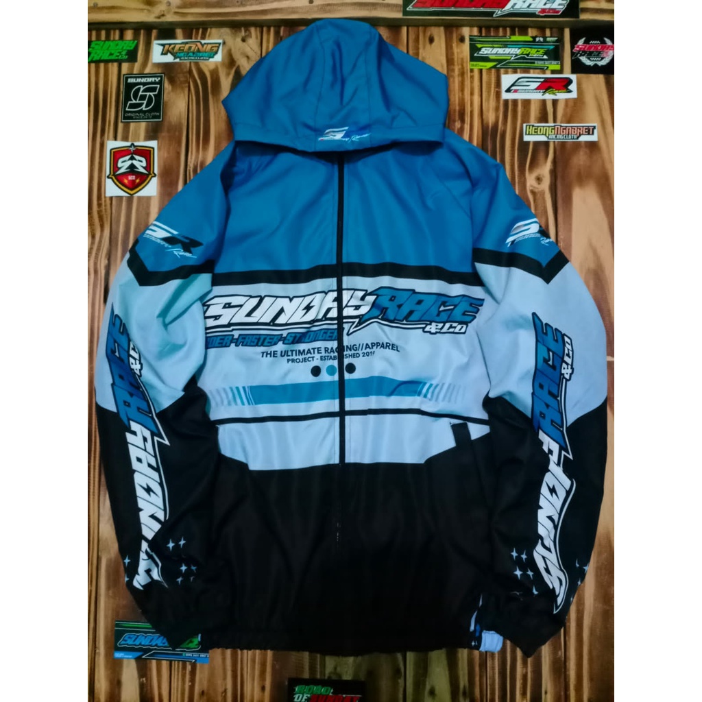 Jaket Racing Parasut Original Sunday Race