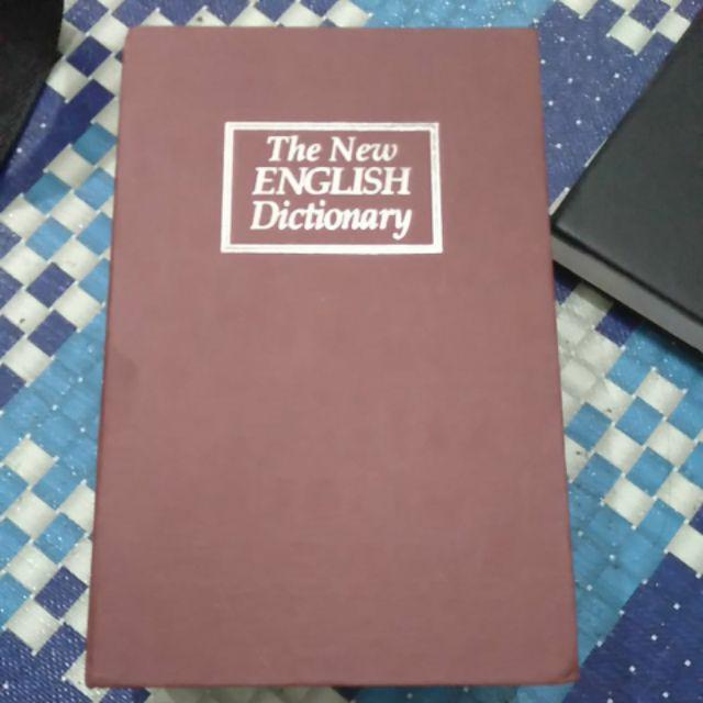 Brankas Mini Model Buku Kamus - Security Dictionary Cash Jewelry Key Lock Book Storage S Size - Red