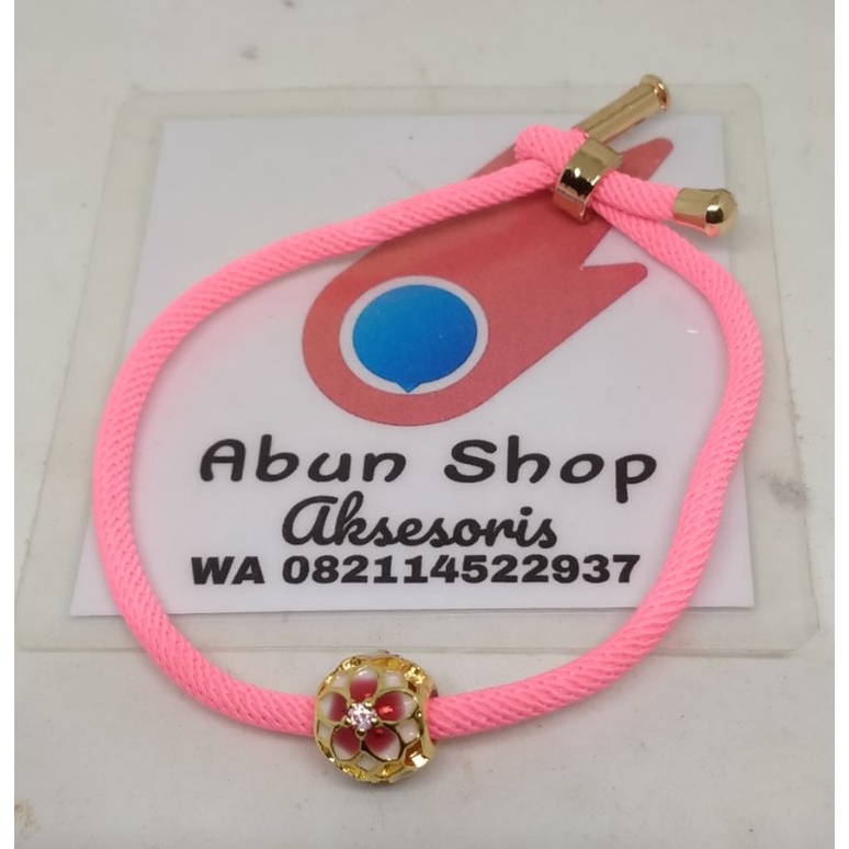 Gelang Tali Serut Pipa Titanium