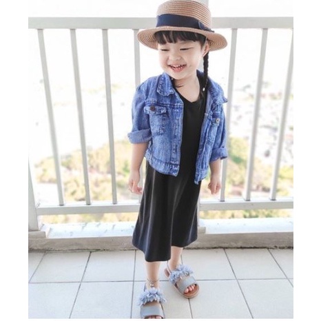 Jaket Jeans Anak Perempuan 1 s/d 5 tahun / Jaket Levis Anak Cewek