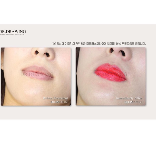 Dr DRAWING BBLIPS FOR LIPS TREATMENT Sulam bibir Semi permanent