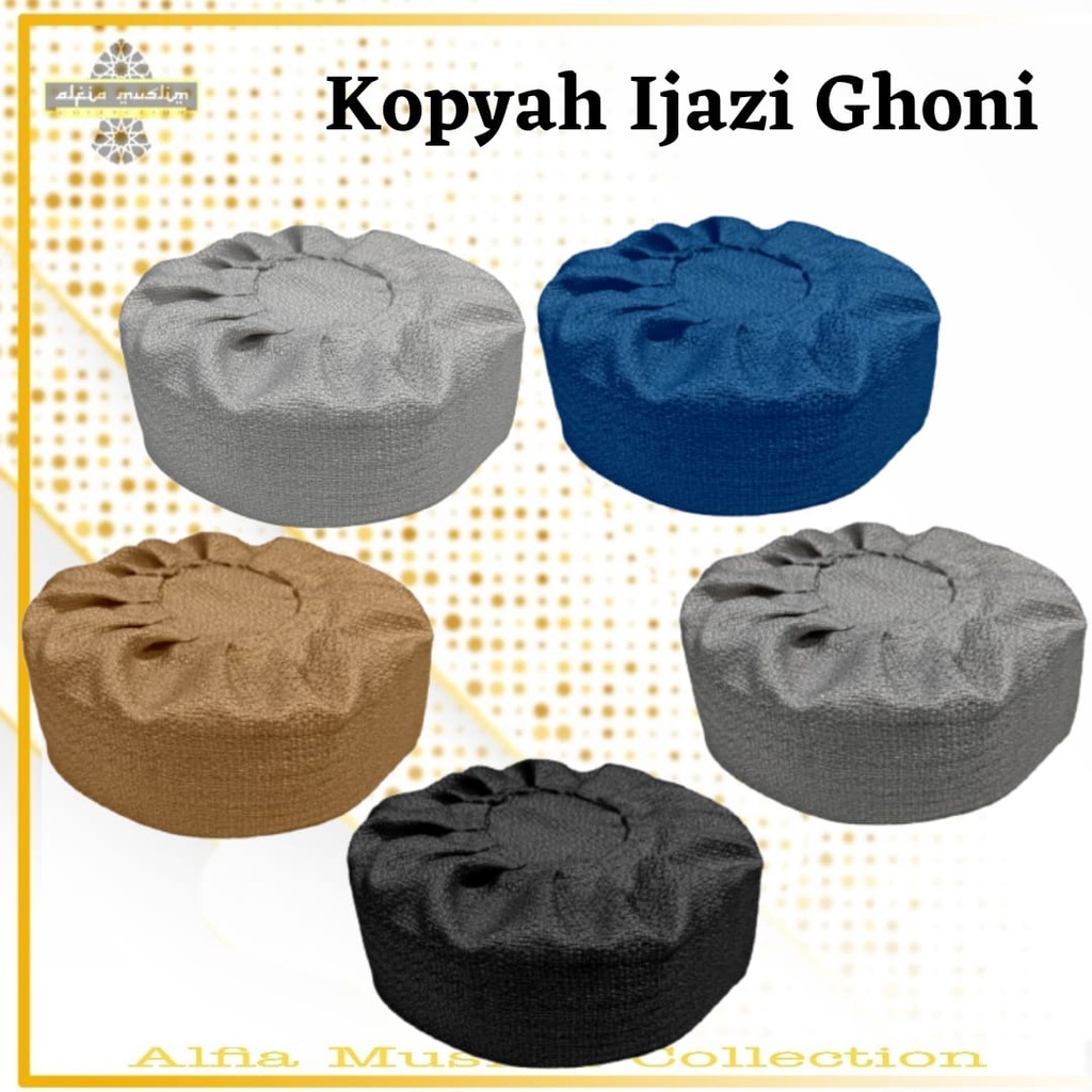 Peci Ijazi Goni / Peci Ijazi Ghoni / kopyah ijazi / Peci Habib Syekh