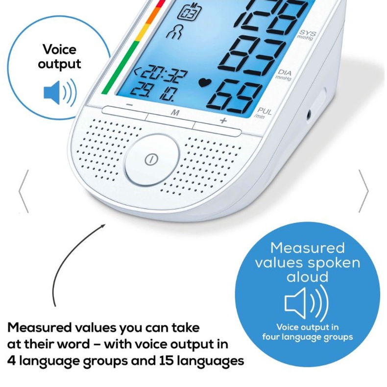 Tensi Digital Beurer BM 49 Tensimeter Digital Dengan Fitur Suara Original Beurer BM49 Made In Germany Garansi 5 Tahun