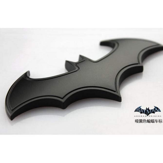 LOGO STIKER EMBLEM BATMAN TEMPEL WARNA HITAM UNTUK MOBIL DAN MOTOR