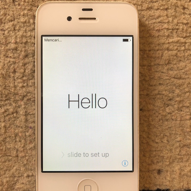 Iphone 4s lock icloud white