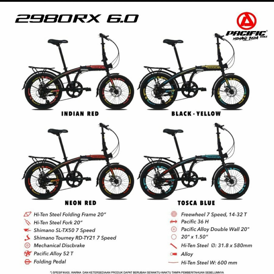 Sepeda Lipat Pacific 2980